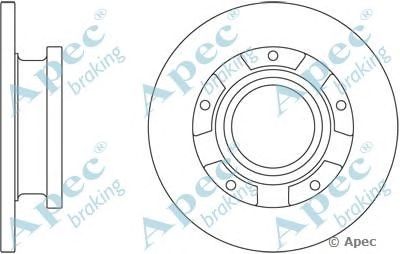 APEC BRAKING dsk2426 -  Тормозной диск